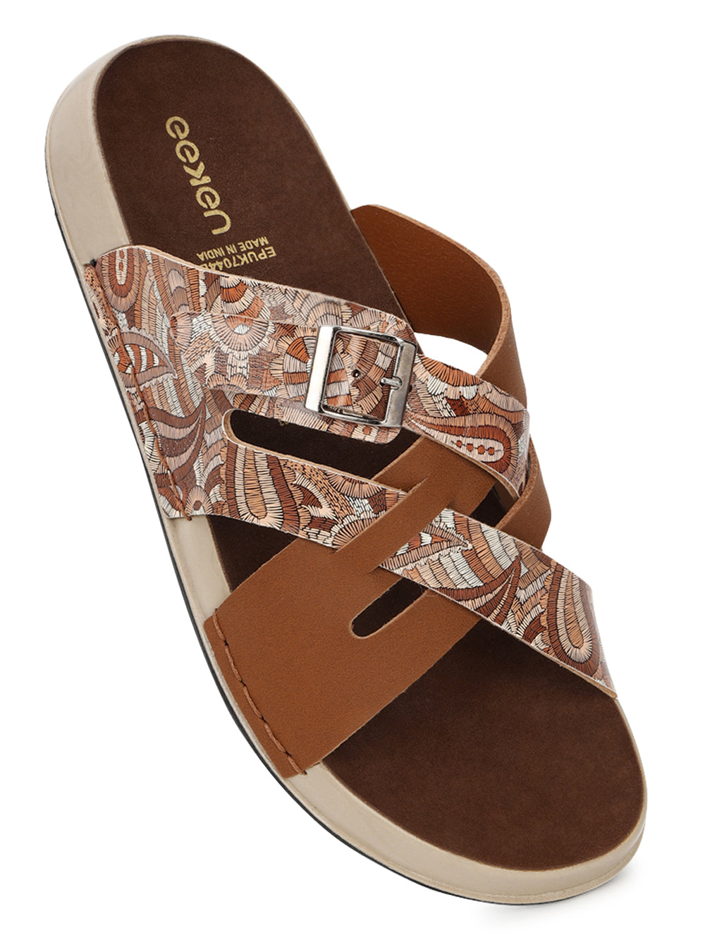 Eeken Women Lightweight Stylish Cross Strap Sandals