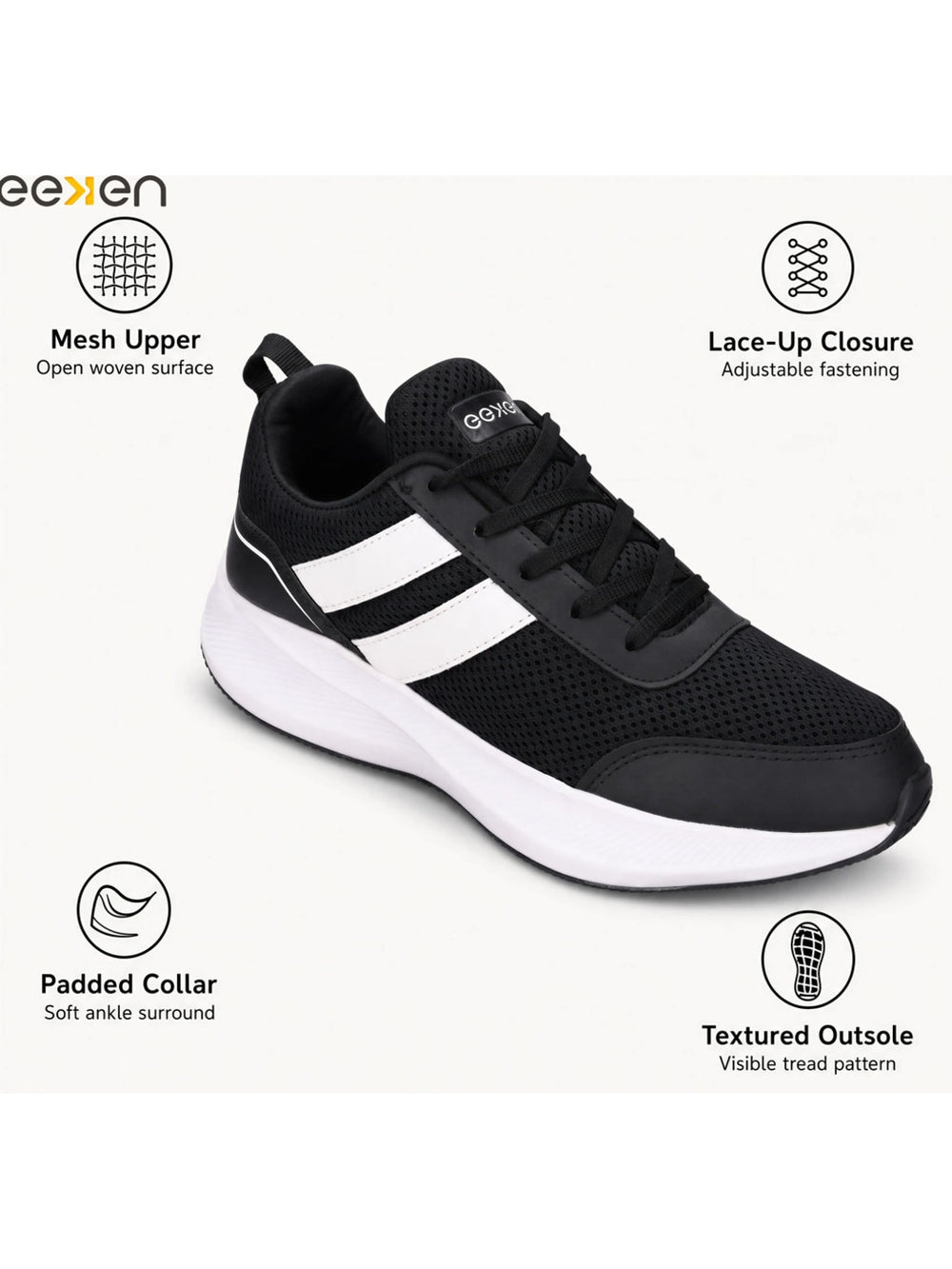 Paragon Eeken Men Comfortable Lightweight Cushioned Running Shoes for Daily