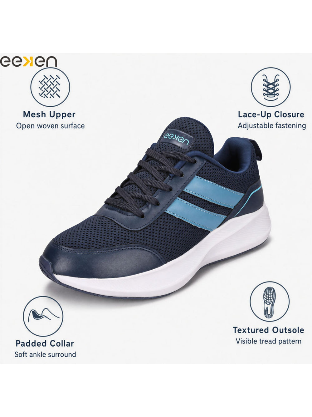 Paragon Eeken Men Comfortable Lightweight Cushioned Running Shoes for Daily