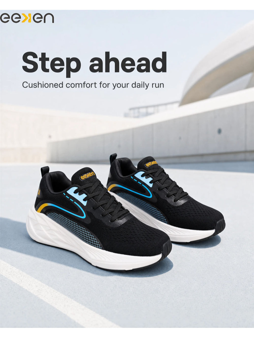 Paragon Eeken Men Comfortable Lightweight Shock Absorbing Running Shoes for Wear