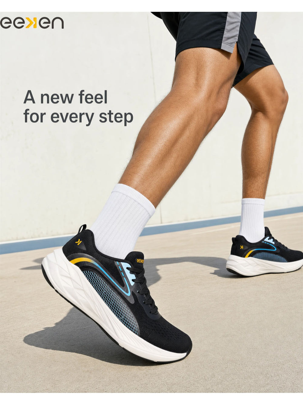 Paragon Eeken Men Comfortable Lightweight Shock Absorbing Running Shoes for Wear
