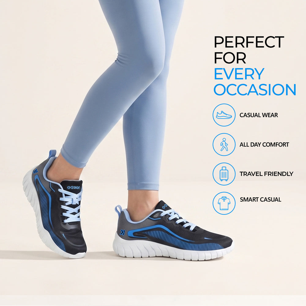 Paragon Women's Walking Shoes | Lace-Up | Lightweight