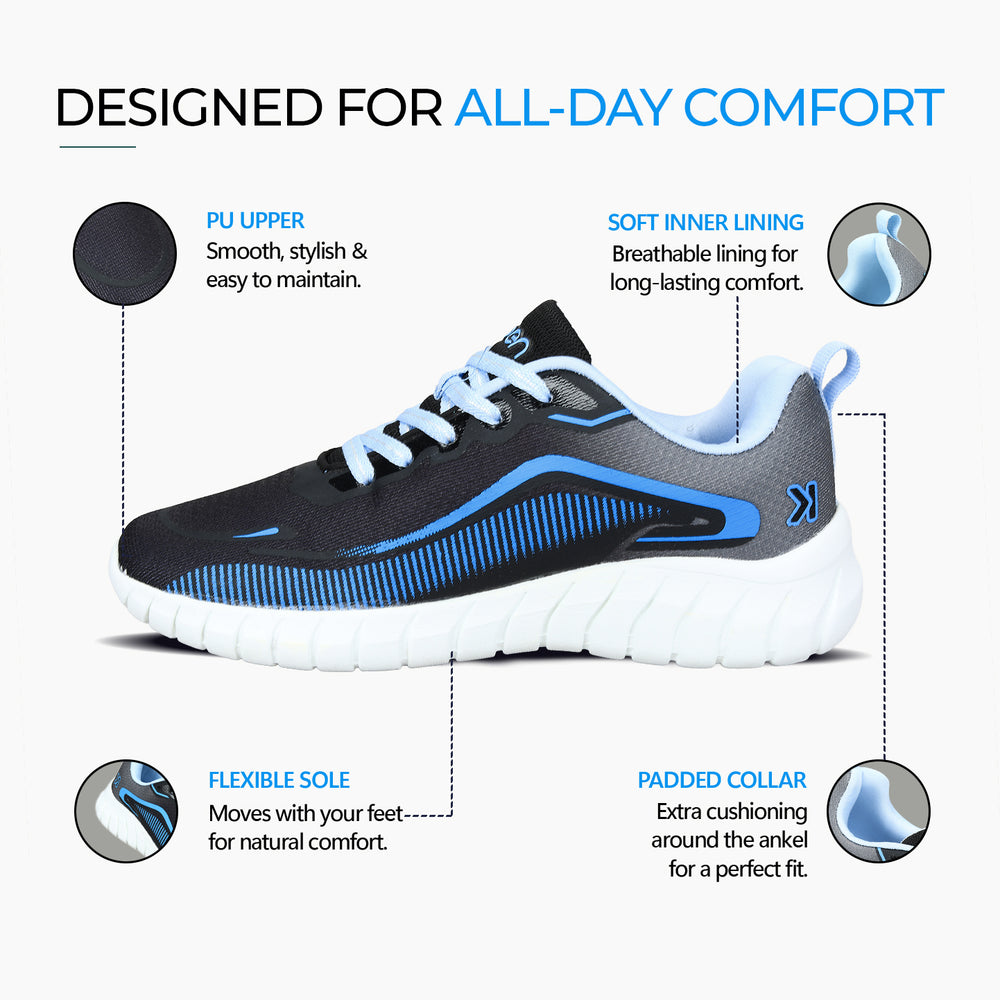 Paragon Women's Walking Shoes | Lace-Up | Lightweight