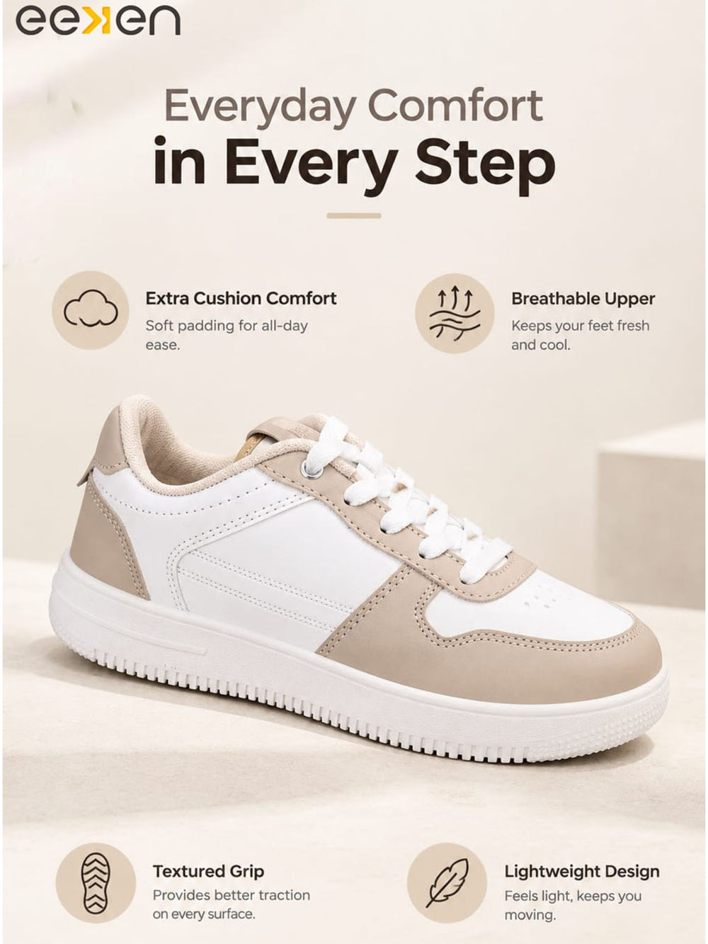 Paragon Eeken Women Casual Comfortable Cushioned Sneakers for Daily Wear Use