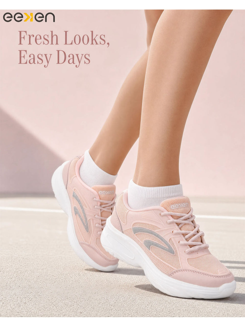 Paragon Eeken Women Comfortable Lightweight Cushioned Running Shoes for Daily