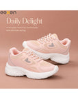 Paragon Eeken Women Comfortable Cushioned Sports Shoes with Heart Accent Design