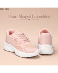 Paragon Eeken Women Comfortable Cushioned Sports Shoes with Heart Accent Design