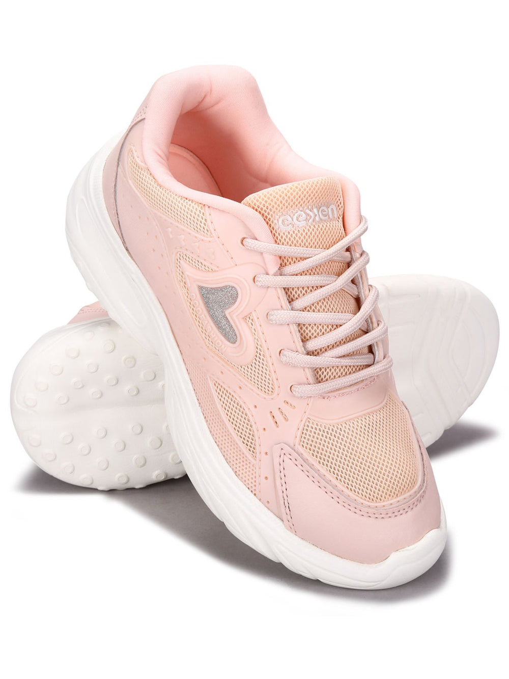 Paragon Eeken Women Comfortable Cushioned Sports Shoes with Heart Accent Design