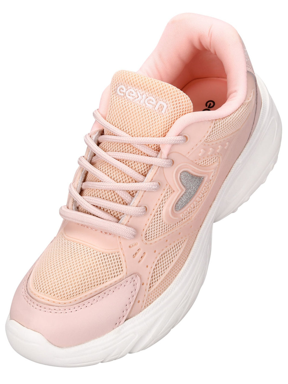 Paragon Eeken Women Comfortable Cushioned Sports Shoes with Heart Accent Design