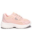 Paragon Eeken Women Comfortable Cushioned Sports Shoes with Heart Accent Design