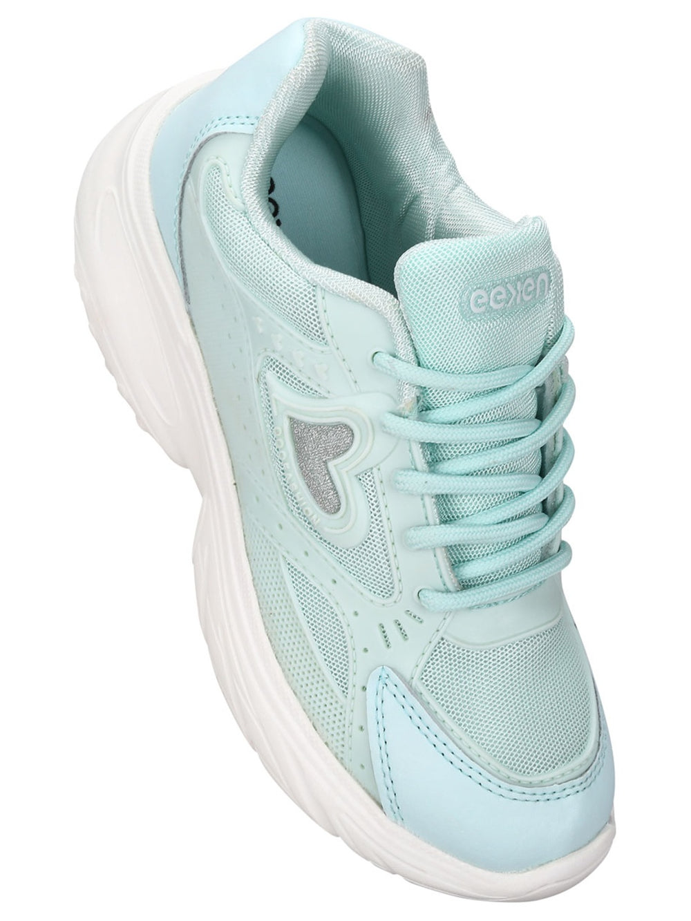 Paragon Eeken Women Comfortable Cushioned Sports Shoes with Heart Accent Design