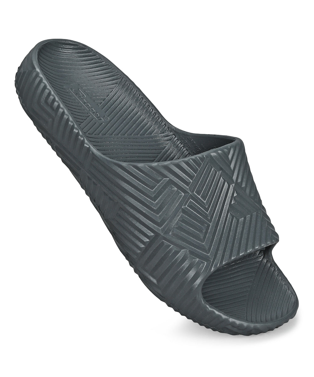 Paragon EVK10924G Men's Waterproof Grey Sliders with Comfortable Sole
