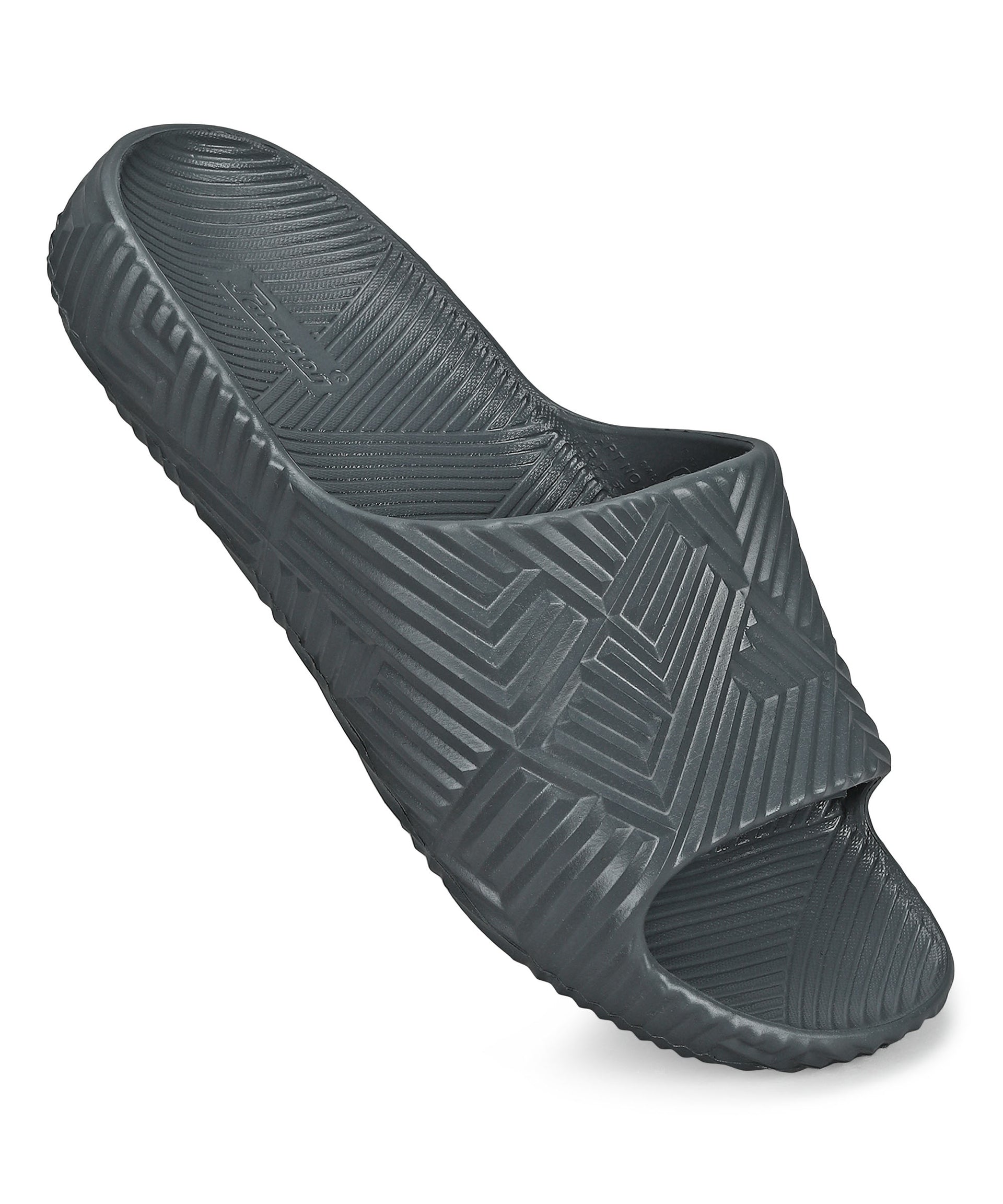 Paragon EVK10924G Men&#39;s Waterproof Grey Sliders with Comfortable Anti-Skid Sole