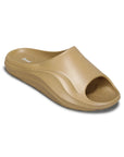 Paragon Men's Watreproof Beige Sliders with Comfortable Anti-Skid Sole