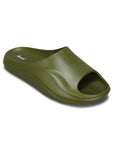 Paragon Men's Watreproof Green Sliders with Comfortable Anti-Skid Sole