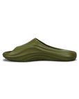 Paragon Men's Watreproof Green Sliders with Comfortable Anti-Skid Sole