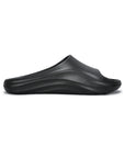 Paragon Men's Watreproof Black Sliders with Comfortable Anti-Skid Sole