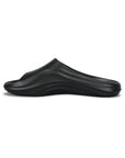 Paragon Men's Watreproof Black Sliders with Comfortable Anti-Skid Sole