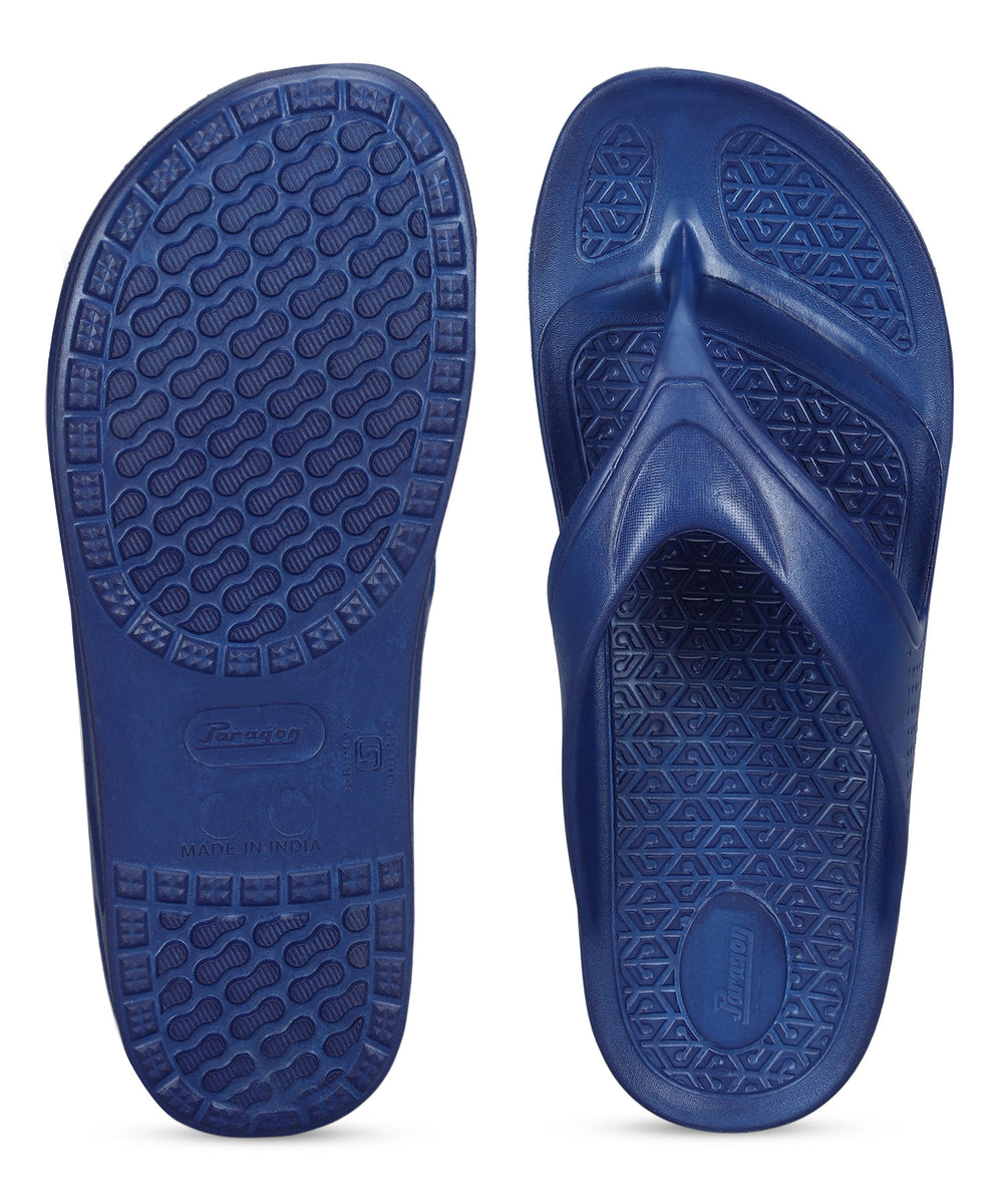 Paragon Men's Pastel Blue Slippers | Comfortable Everyday Use Slippers