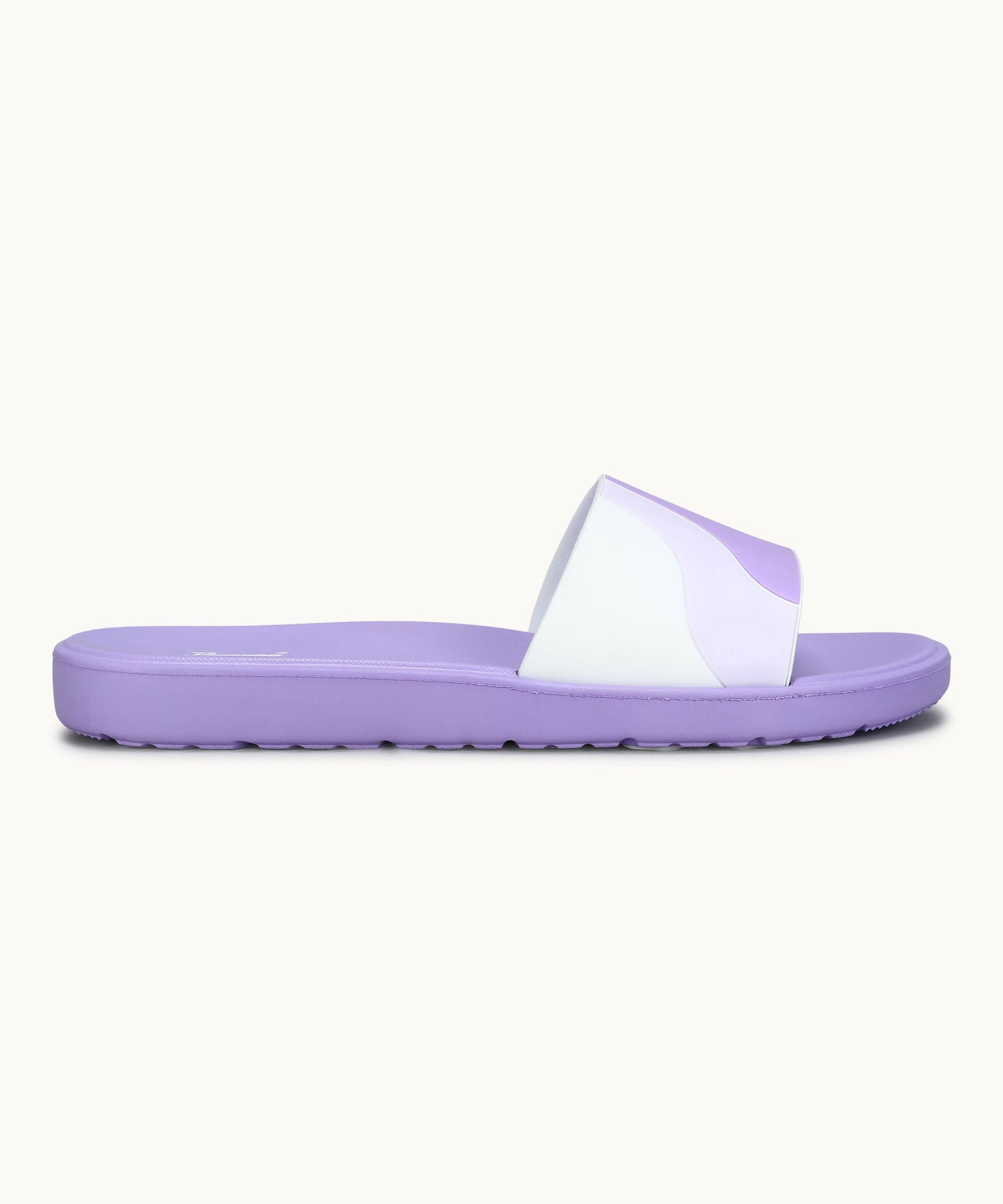 Paragon Women&#39;s Purple Sliders with Cushioned Sole for Everyday Use