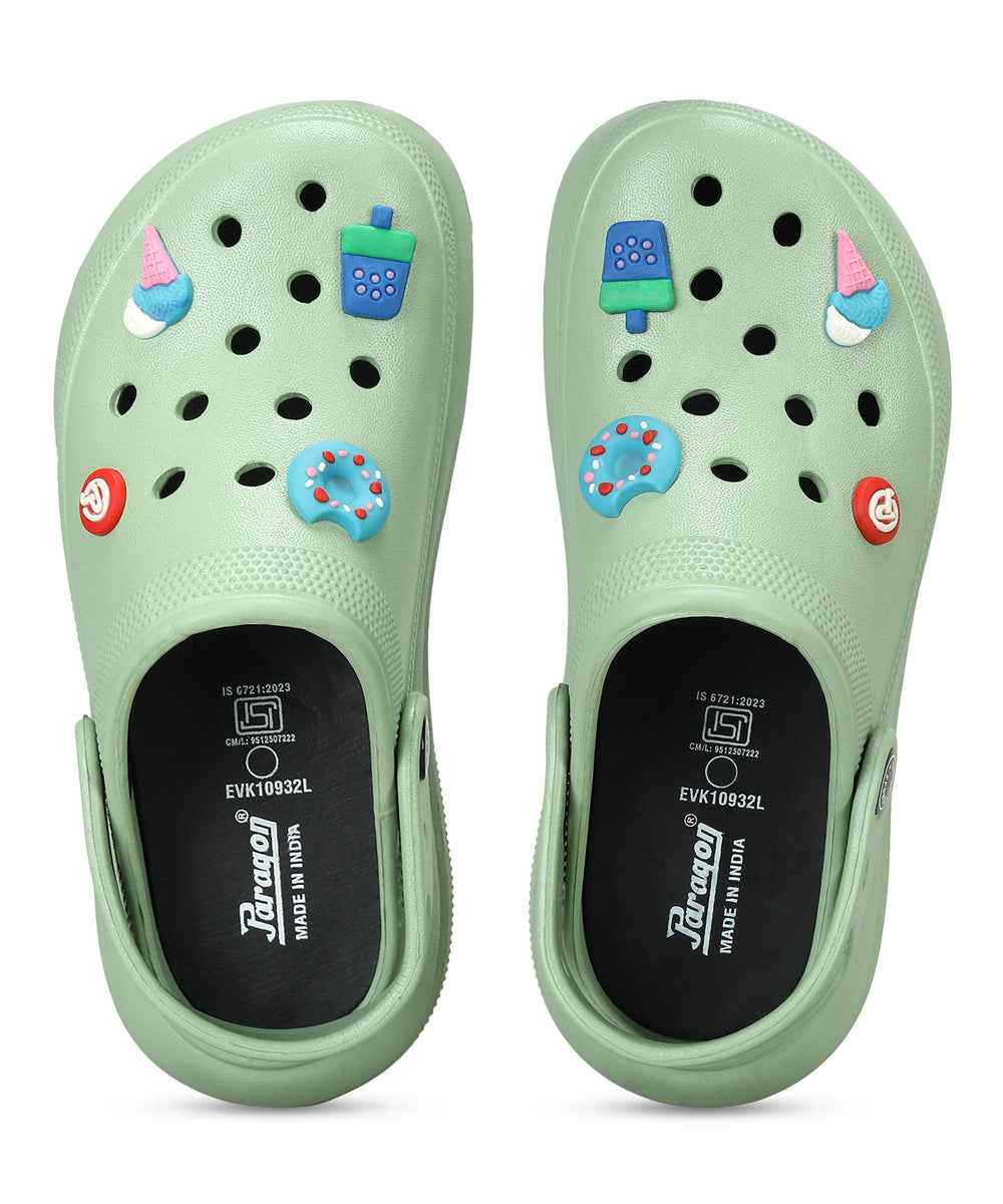 Paragon Women's Green Clogs | Daily wear, Lightweight &amp; Durable