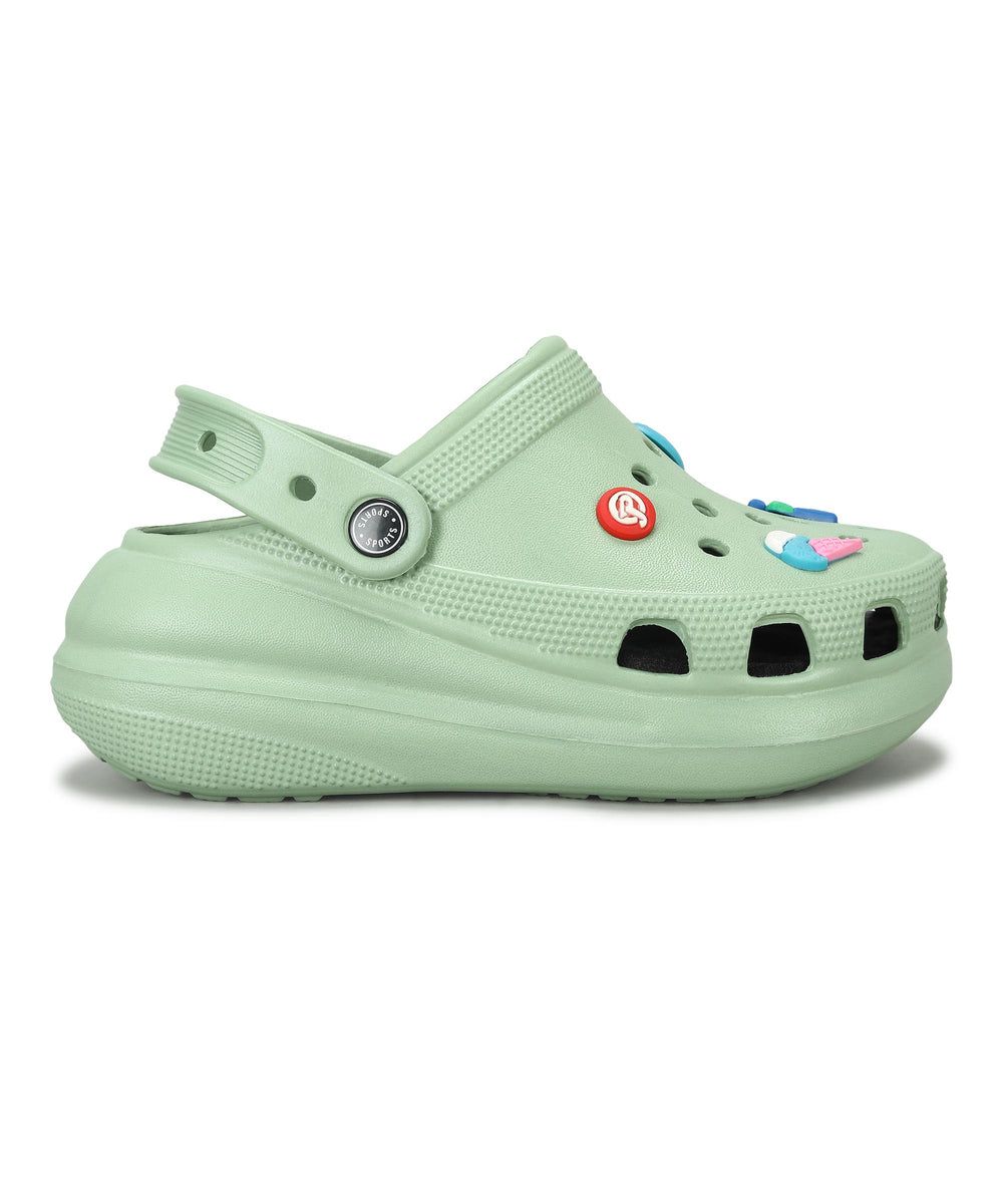 Paragon Women's Green Clogs | Daily wear, Lightweight &amp; Durable