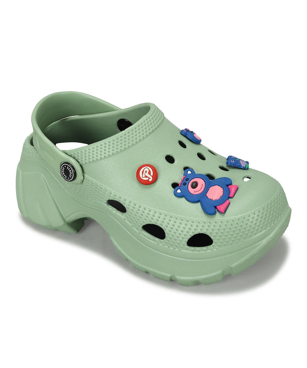 Paragon Women's Green Clogs | Daily wear, Lightweight &amp; Durable