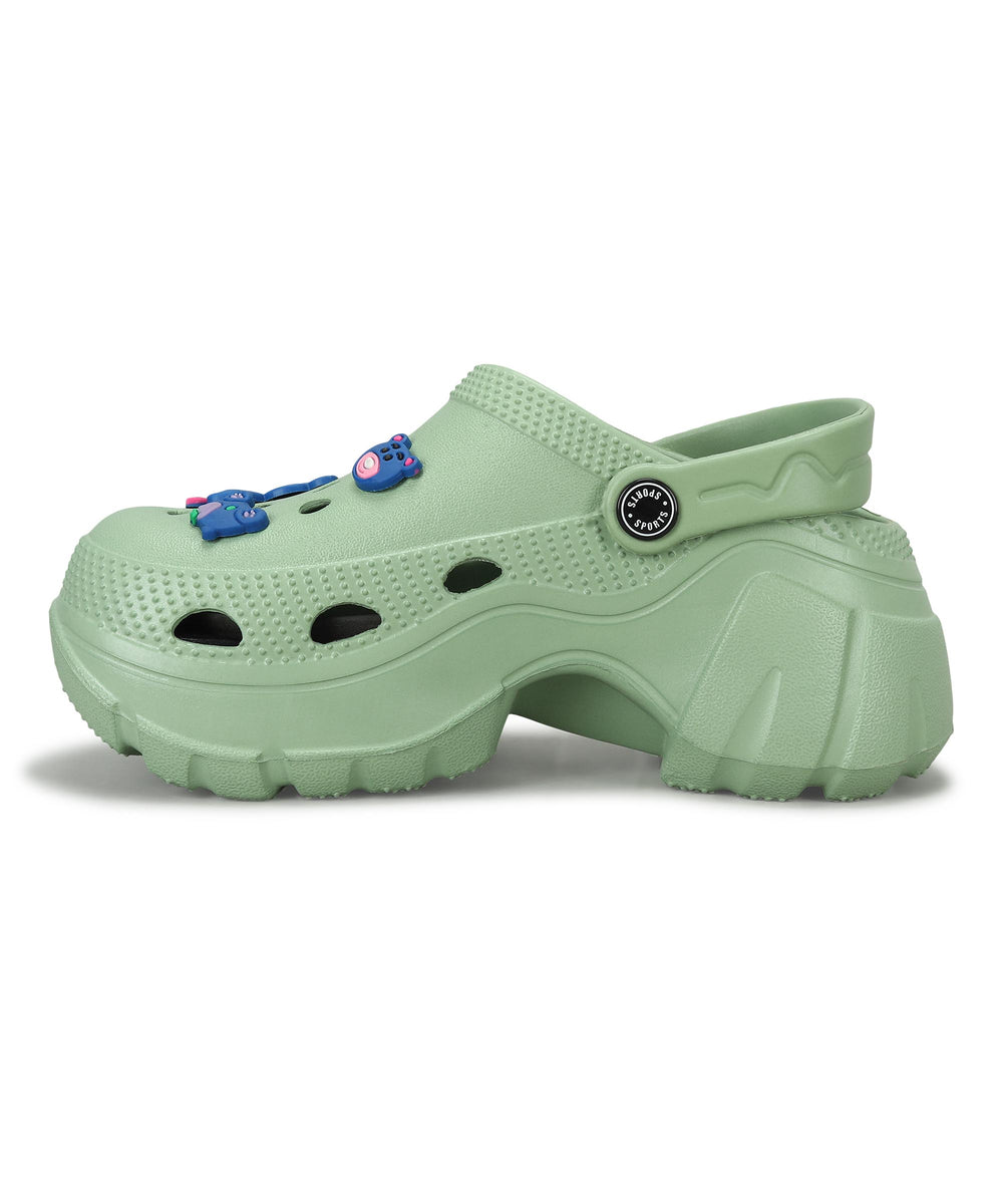 Paragon Women's Green Clogs | Daily wear, Lightweight &amp; Durable