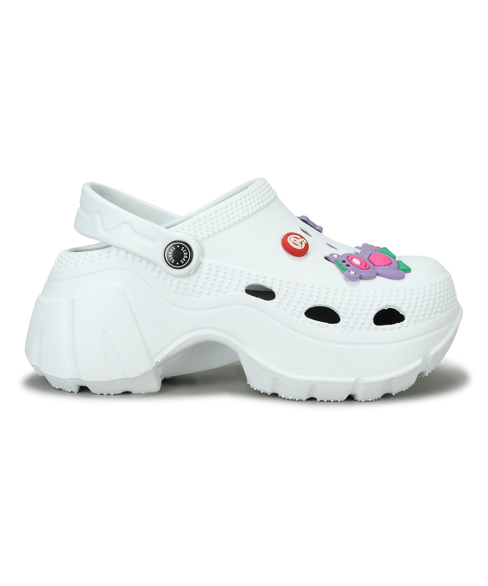 Paragon Women's White Clogs | Daily wear, Lightweight &amp; Durable