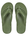 Paragon Men's Lightweight Olive Green Flip Flops for Everyday Use