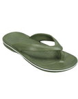 Paragon Men's Lightweight Olive Green Flip Flops for Everyday Use