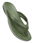 Paragon Men's Lightweight Olive Green Flip Flops for Everyday Use