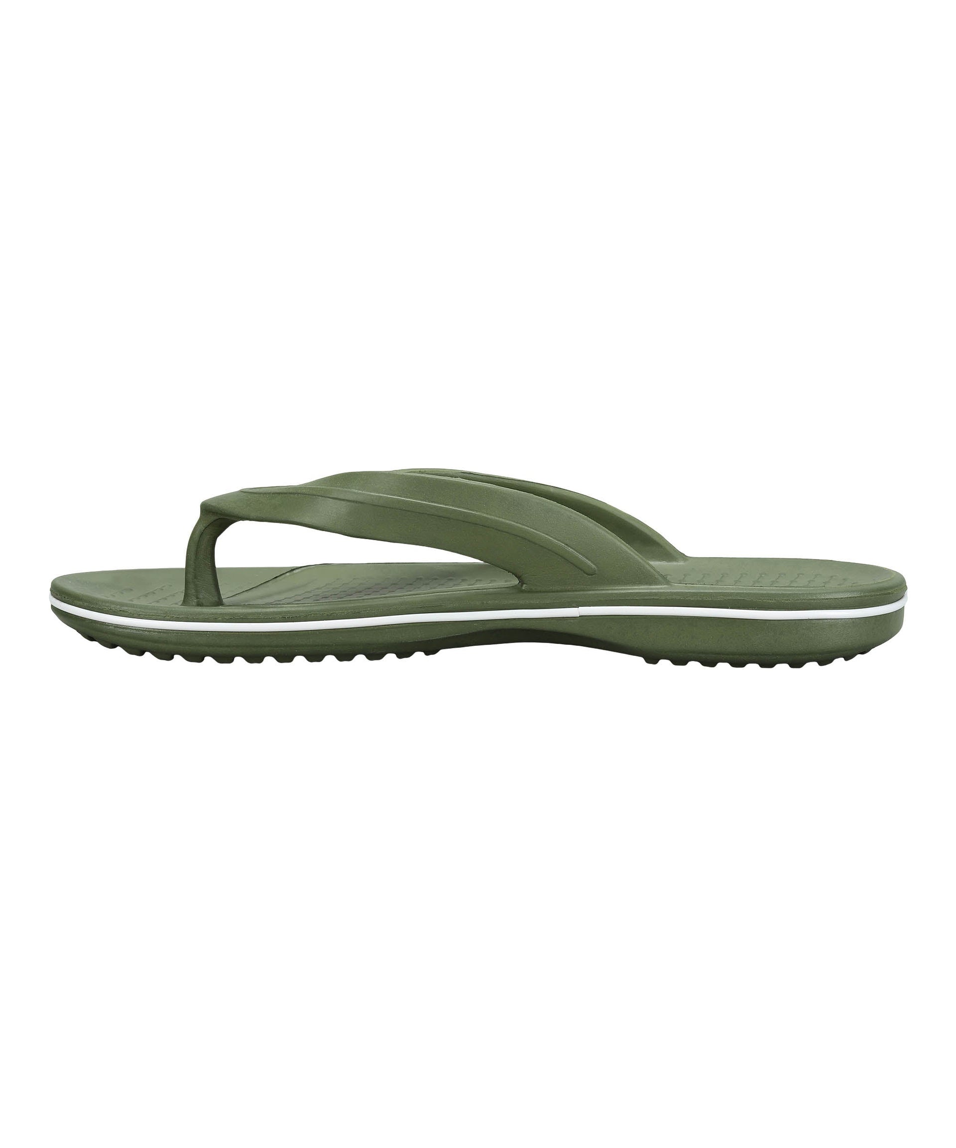 Paragon Men&#39;s Lightweight Olive Green Flip Flops for Everyday Use