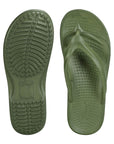 Paragon Men's Lightweight Olive Green Flip Flops for Everyday Use
