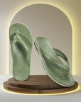 Paragon Men's Lightweight Olive Green Flip Flops for Everyday Use