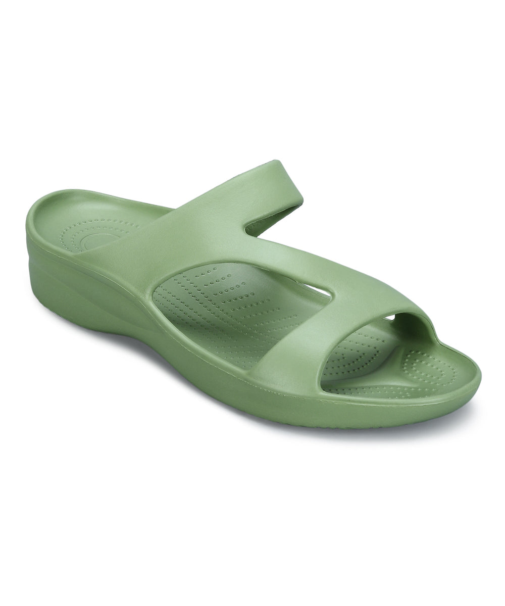 EEKEN Women's Lightweight, Washable and Durable Green Slippers for Everyday Use