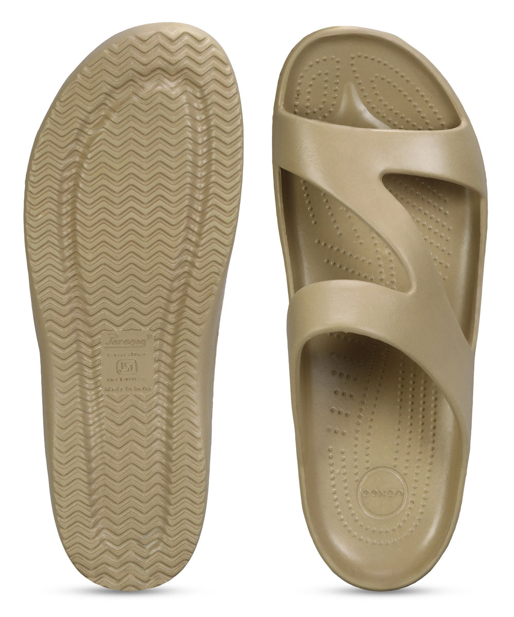 EEKEN Women's Lightweight, Washable and Durable Beige Slippers for Everyday Use