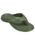 Paragon Men's Lightweight Olive Green Flip Flops for Everyday Use