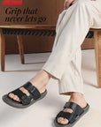 Paragon Men Sandals Comfortable Dual Buckle Strap Lightweight for Daily Outdoor Use