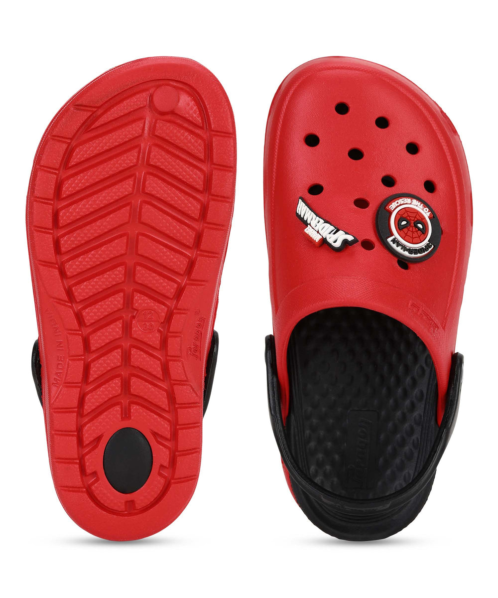Marvel Spiderman EVMK8013K Kids' Casual Clogs | Stylish Clogs for Kids with Durable Sole, Cushioned Foot Support &amp; Sturdy Build | Ideal for Outdoor Use