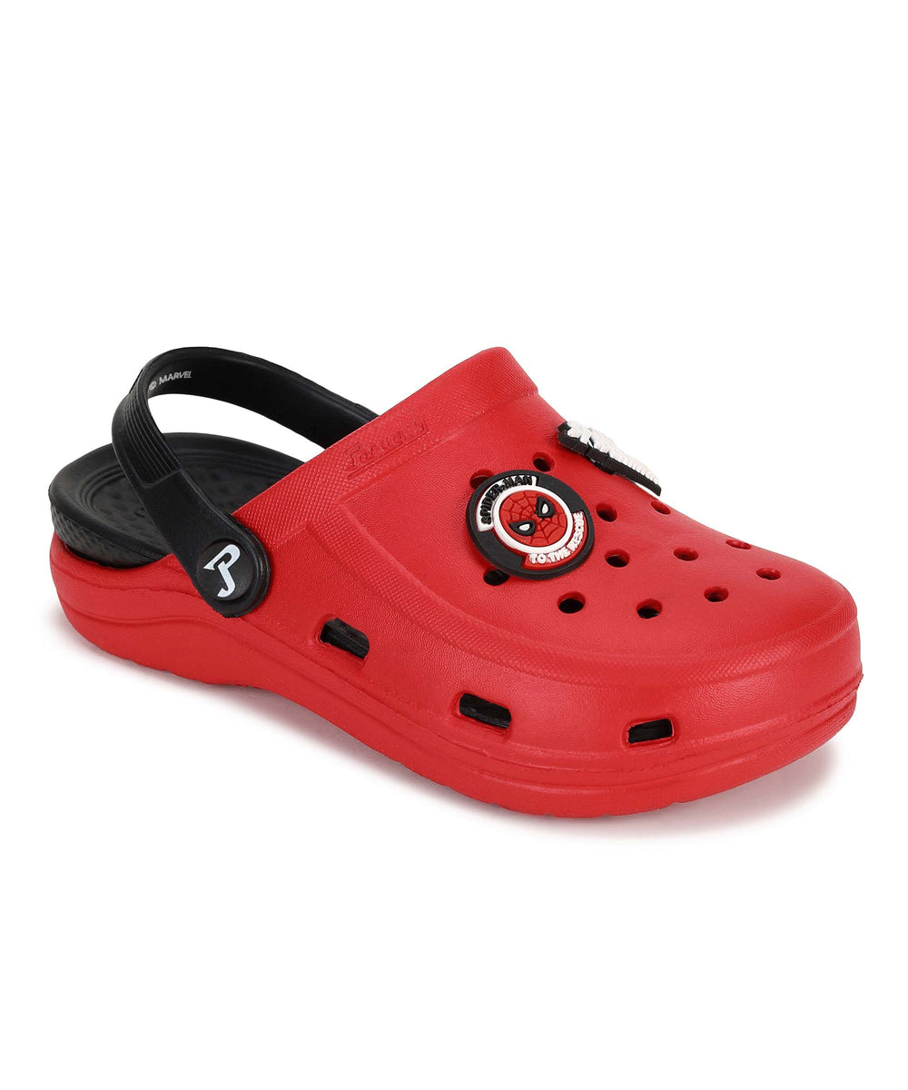 Marvel Spiderman EVMK8013K Kids' Casual Clogs | Stylish Clogs for Kids with Durable Sole, Cushioned Foot Support &amp; Sturdy Build | Ideal for Outdoor Use