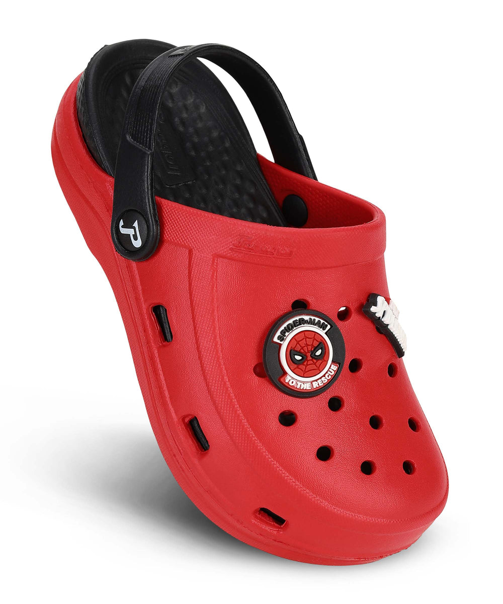 Marvel Spiderman EVMK8013K Kids' Casual Clogs | Stylish Clogs for Kids with Durable Sole, Cushioned Foot Support &amp; Sturdy Build | Ideal for Outdoor Use