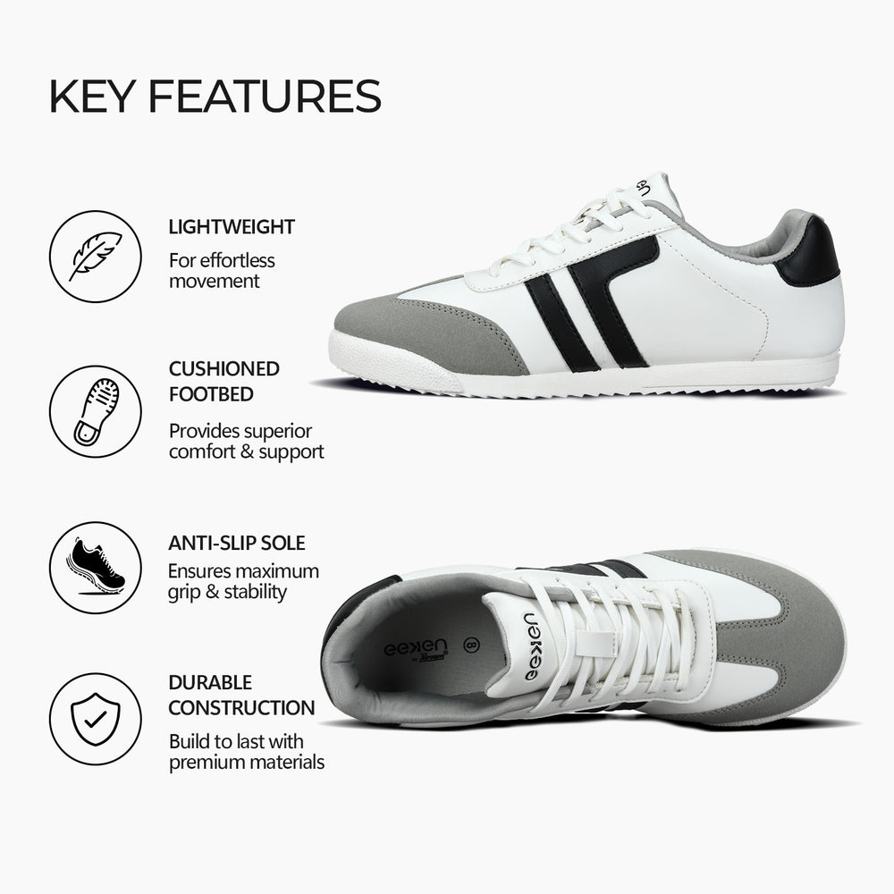 Paragon Men's Sneakers | Lightweight, Soft Cushioned &amp; Better Grip | Daily Wear