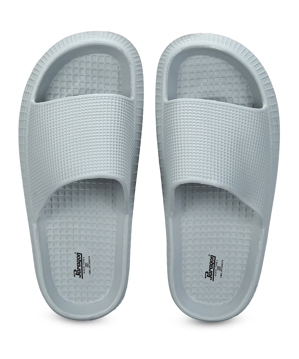 Paragon  K10912G Men Casual Sliders | Stylish Trendy Lightweight Slides | Casual &amp; Comfortable Slippers | For Everyday Use