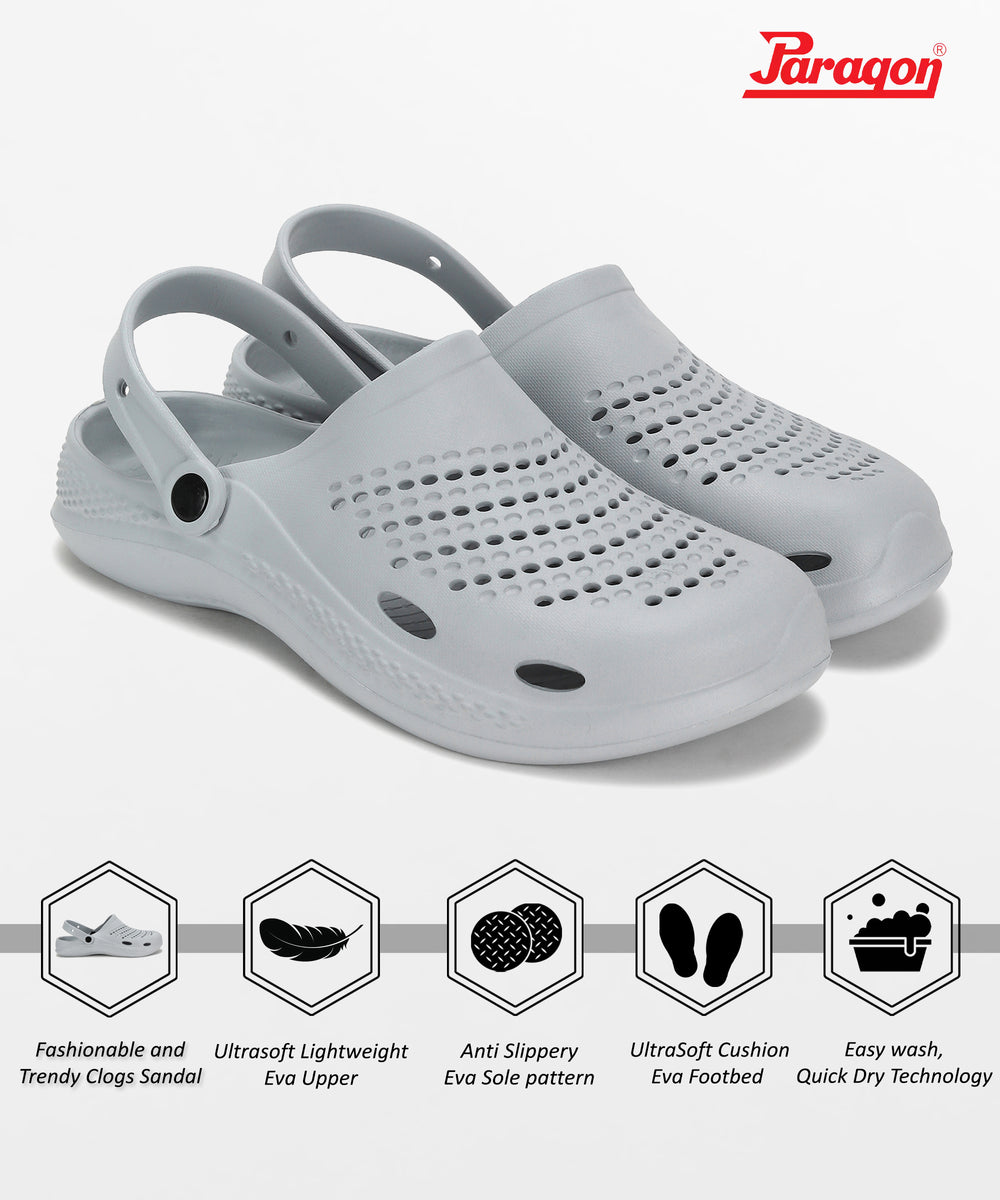 Paragon K10918G Men Casual Clogs | Stylish, Durable | Casual &amp; Comfortable | For Everyday Use