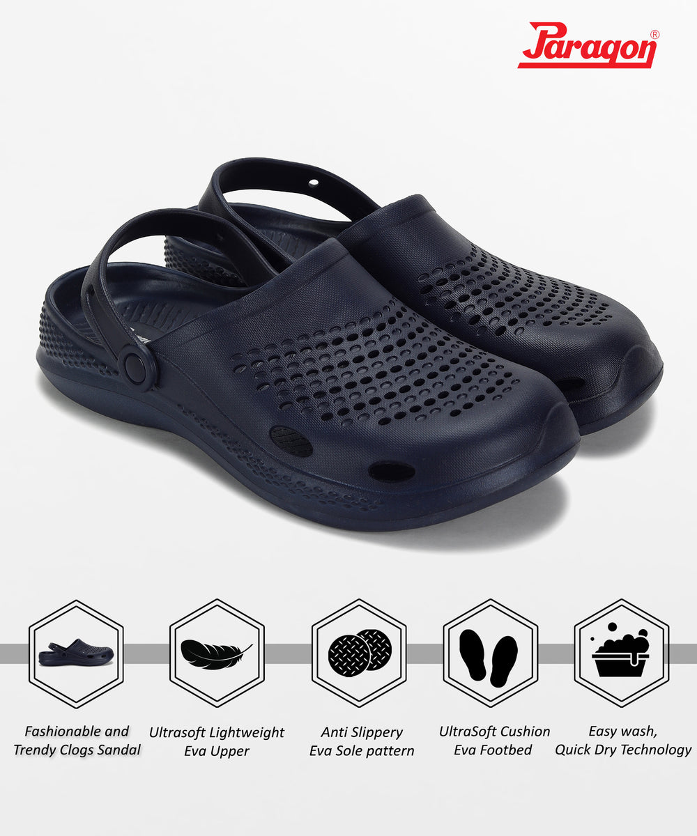 Paragon K10918G Men Casual Clogs | Stylish, Durable | Casual &amp; Comfortable | For Everyday Use