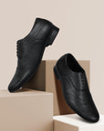 Paragon Men's Black Formal Shoes| Trendy, Durable & Sturdy for Outdoor Wear