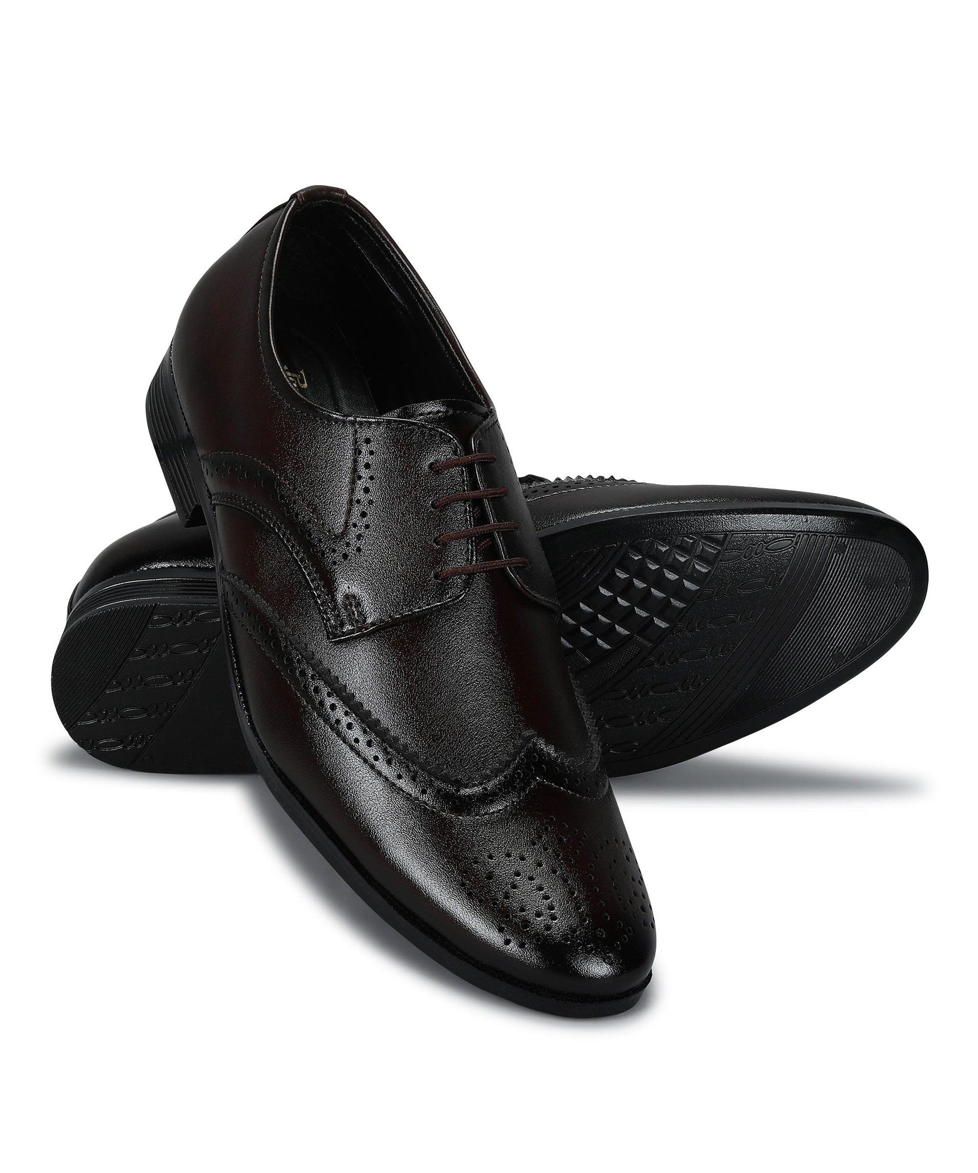 Paragon Men&#39;s Brown Formal Shoes| Trendy, Durable &amp; Sturdy for Outdoor Wear