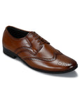 Paragon Men's Tan Formal Shoes| Trendy, Durable & Sturdy for Outdoor Wear