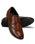 Paragon Men's Tan Formal Shoes| Trendy, Durable & Sturdy for Outdoor Wear